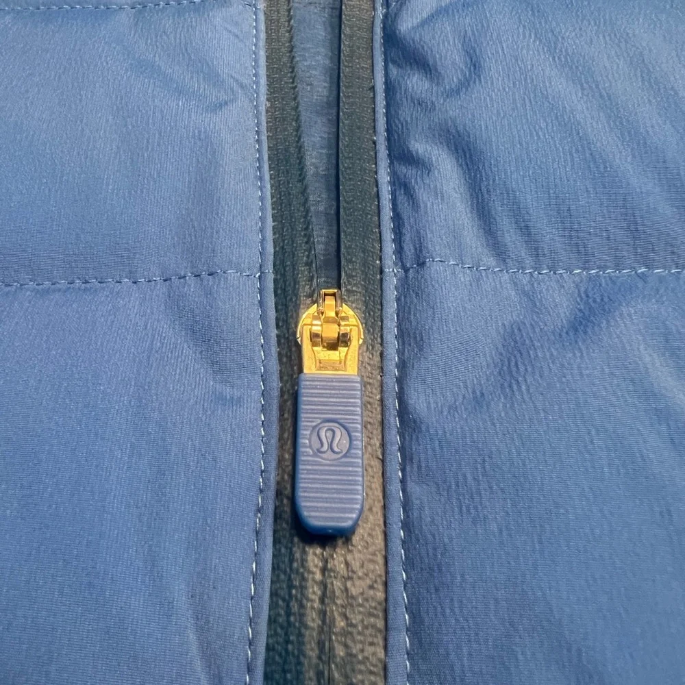 Lululemon Pull-over Blue Down Jacket - Picture 10 of 12